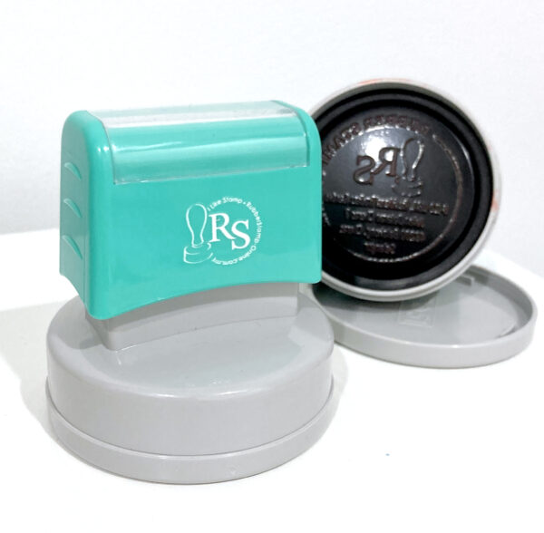 F51 Pre-Ink Rubber Stamp - Side View