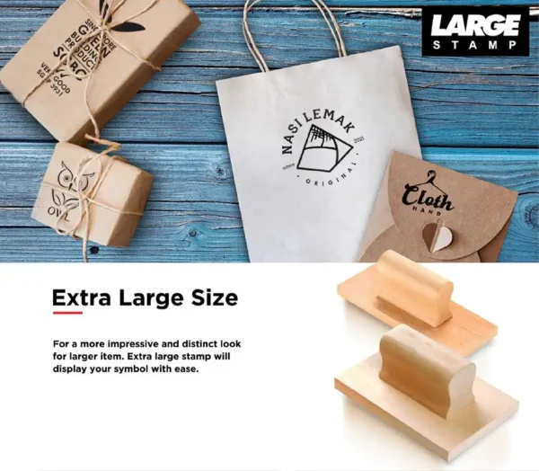 Extra Large Stamp (Wood Handle)