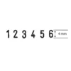 Colop S126, Numbering