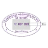Colop OV55D, Oval Date