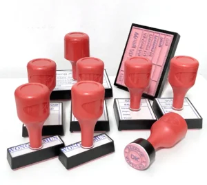 RS All Red Rubber Stamp