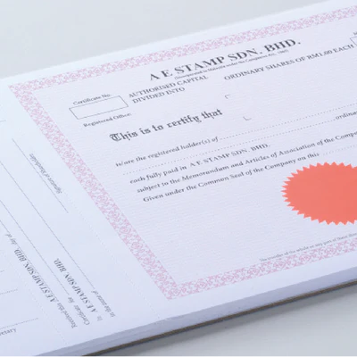 Share Certificate
